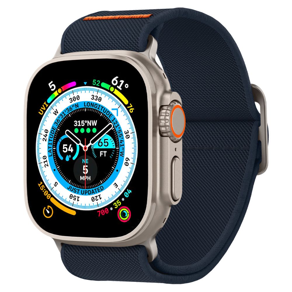 Spigen Fit Lite Ultra řemínek pro Apple Watch 49mm / 46mm / 45mm / 44mm / 42mm Series, námořnická modř AMP05984
