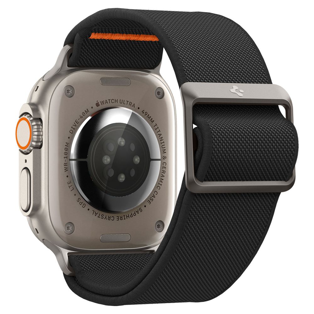 Spigen Fit Lite Ultra řemínek pro Apple Watch 49mm / 46mm / 45mm / 44mm / 42mm Series, černý AMP05983