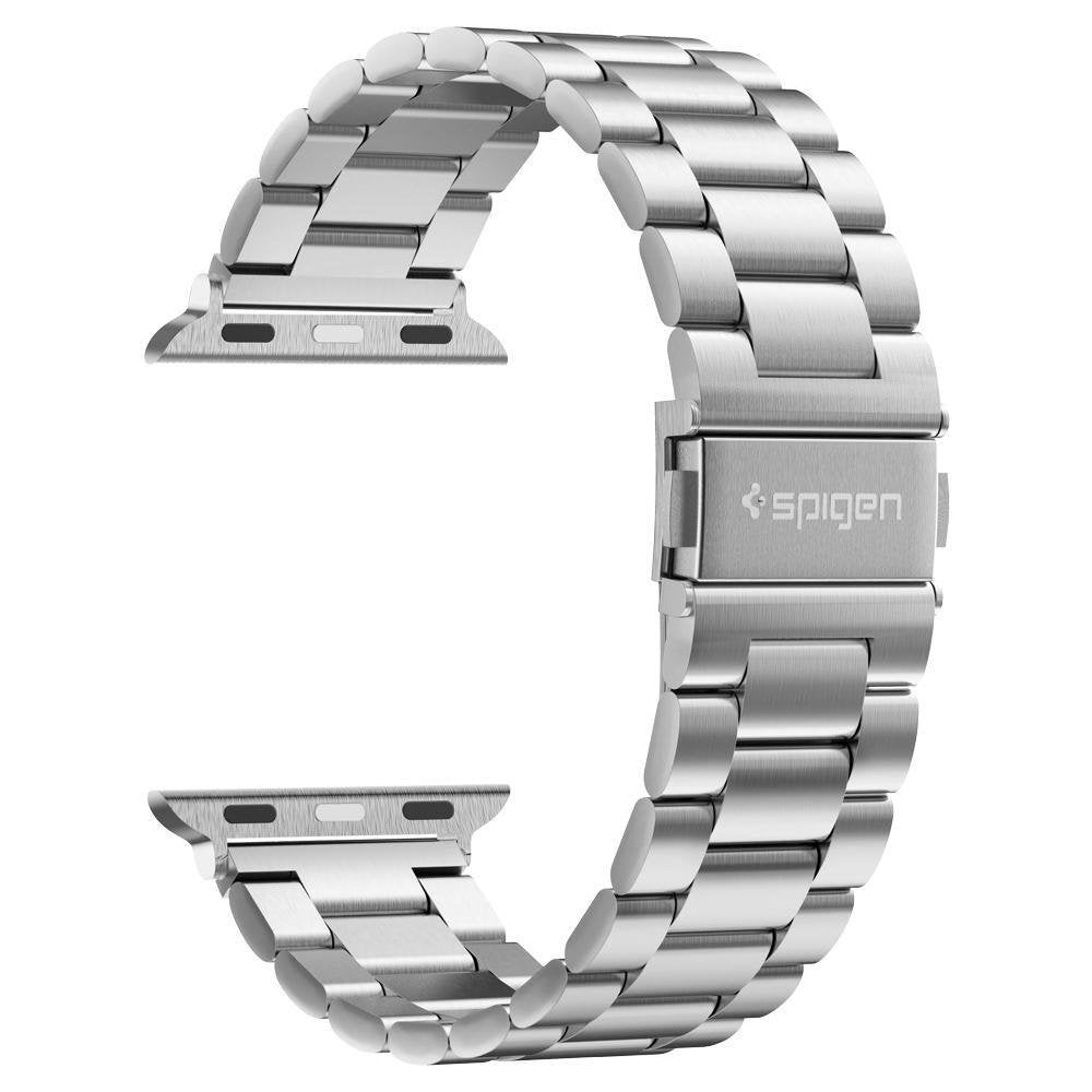 Řemínek Spigen Modern Fit pro Apple Watch 49mm / 46mm / 45mm / 44mm / 42mm Series, Stříbrný 062MP25404