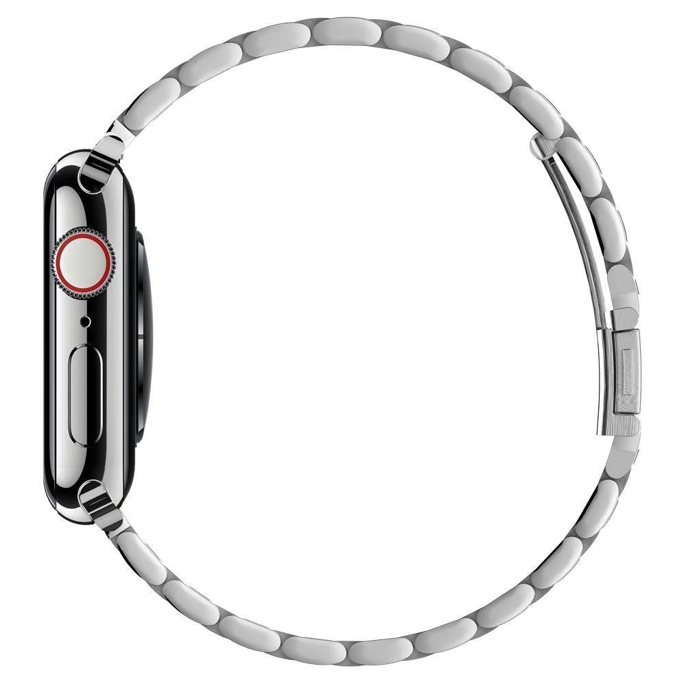 Řemínek Spigen Modern Fit pro Apple Watch 49mm / 46mm / 45mm / 44mm / 42mm Series, Stříbrný 062MP25404