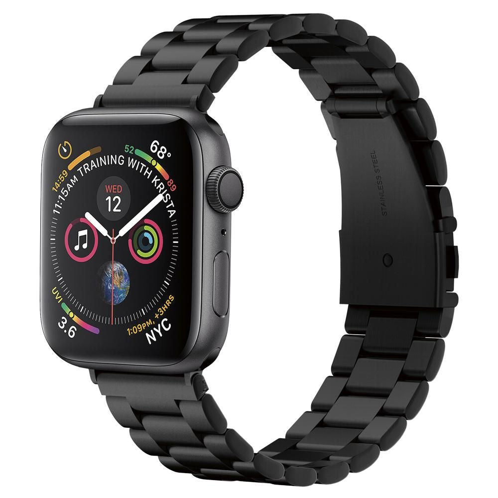 Řemínek Spigen Modern Fit pro Apple Watch 49mm / 46mm / 45mm / 44mm / 42mm Series, Černý 062MP25403