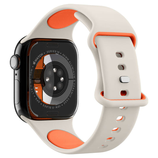 Popruh Spigen Nano Pop pro Apple Watch 42mm / 41mm / 40mm / 38mm Series, béžový