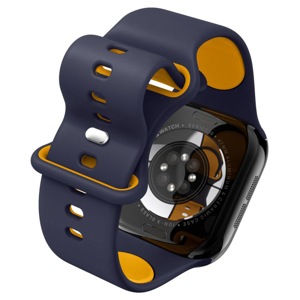 Popruh Spigen Nano Pop pro Apple Watch 42mm / 41mm / 40mm / 38mm Series, námořnická modř AMP09325