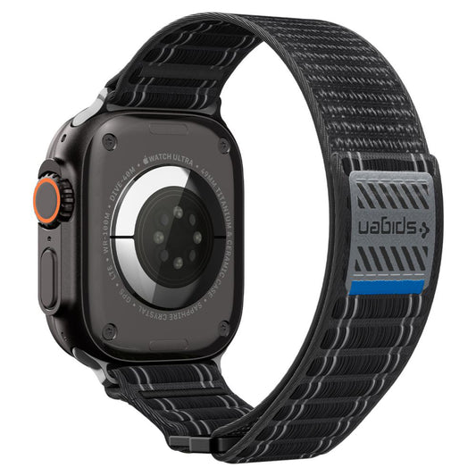 Popruh Spigen WBF0 pro Apple Watch 49mm / 46mm / 45mm / 44mm Series, Černý