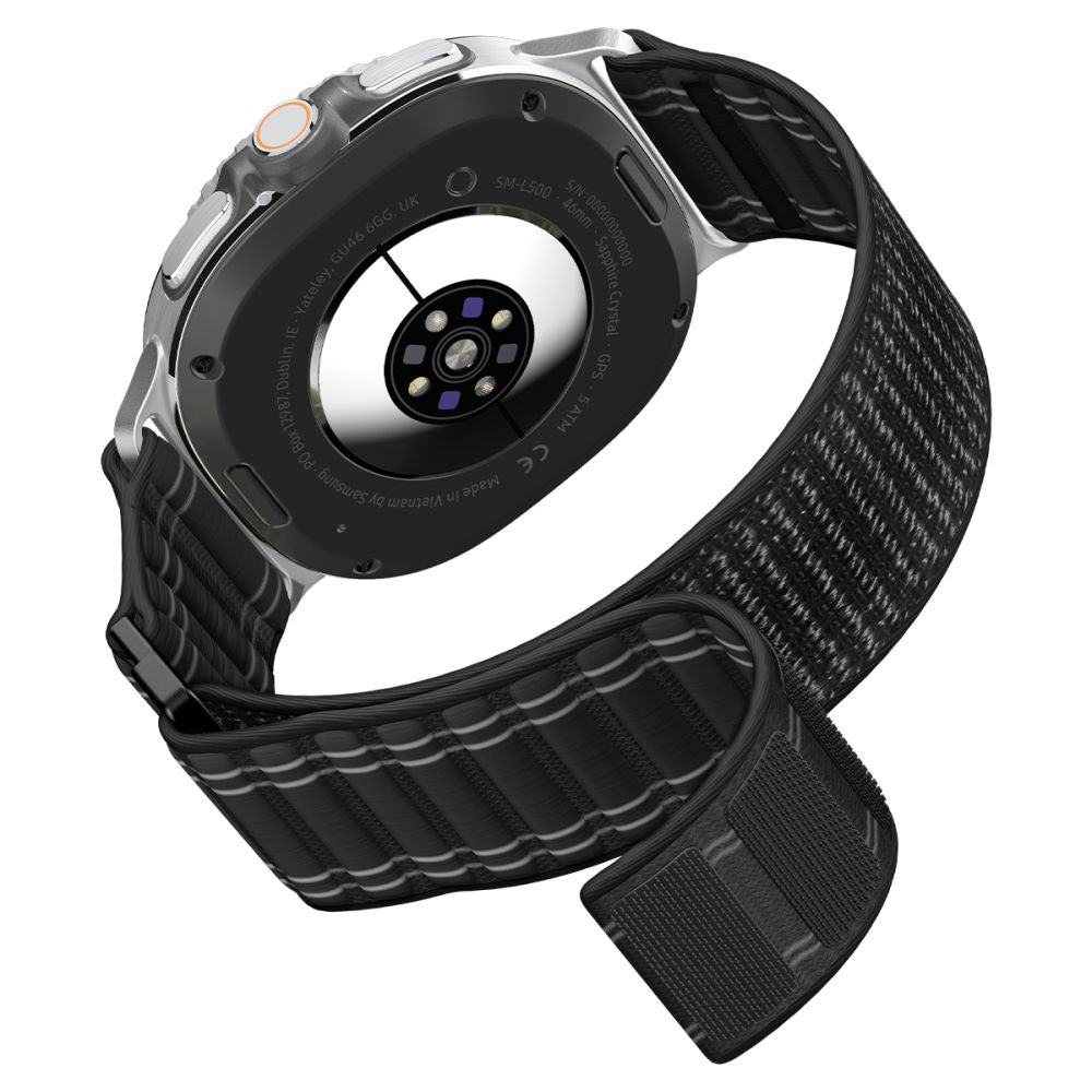 Popruh Spigen WBF0 pro Samsung Galaxy Watch8 / Watch8 Classic Series, Černý AMP10153