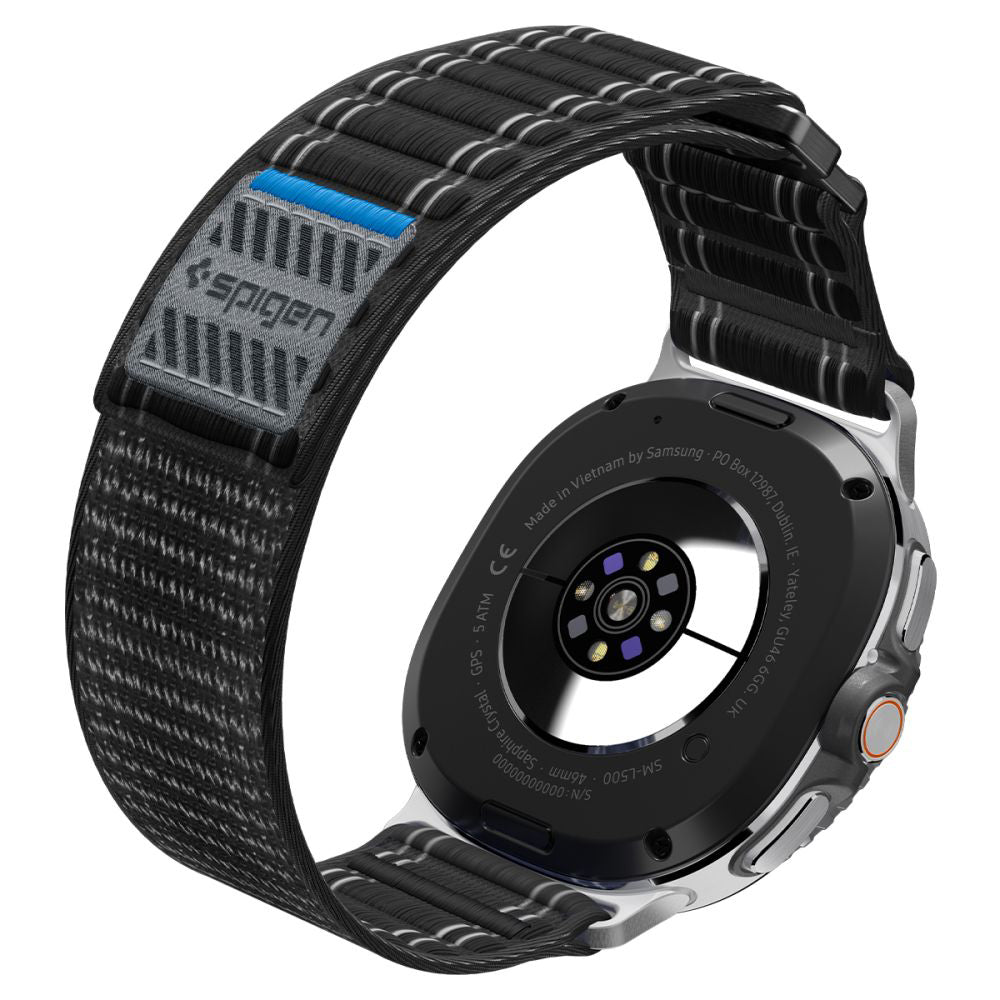 Popruh Spigen WBF0 pro Samsung Galaxy Watch8 / Watch8 Classic Series, Černý AMP10153