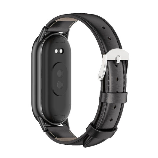 Tech-Protect Leatherfit Strap pro Xiaomi Smart Band 8/9, černý