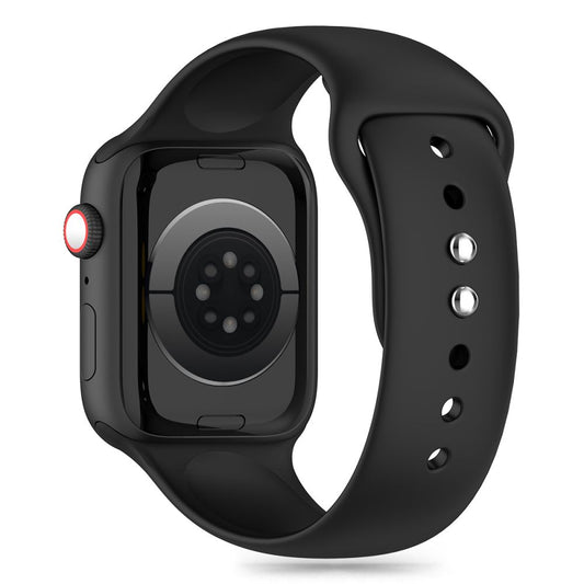 Silikonový řemínek Tech-Protect pro Apple Watch řady 49 mm / 45 mm / 44 mm / 42 mm, černý