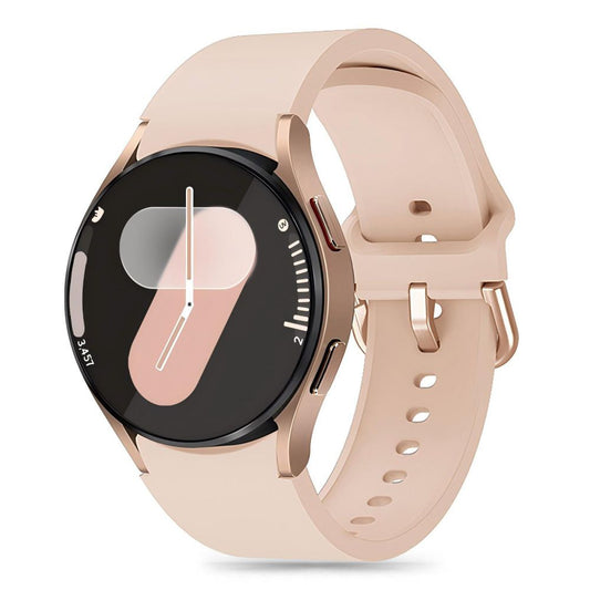 Silikonový řemínek Tech-Protect pro Samsung Galaxy Watch7 / Watch FE / Watch6 / Watch5 / Watch4 Series, béžový