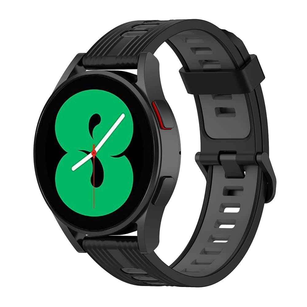 Techsuit W002 pásek pro Huawei Watch / Xiaomi Watch Series, 22mm, Černý
