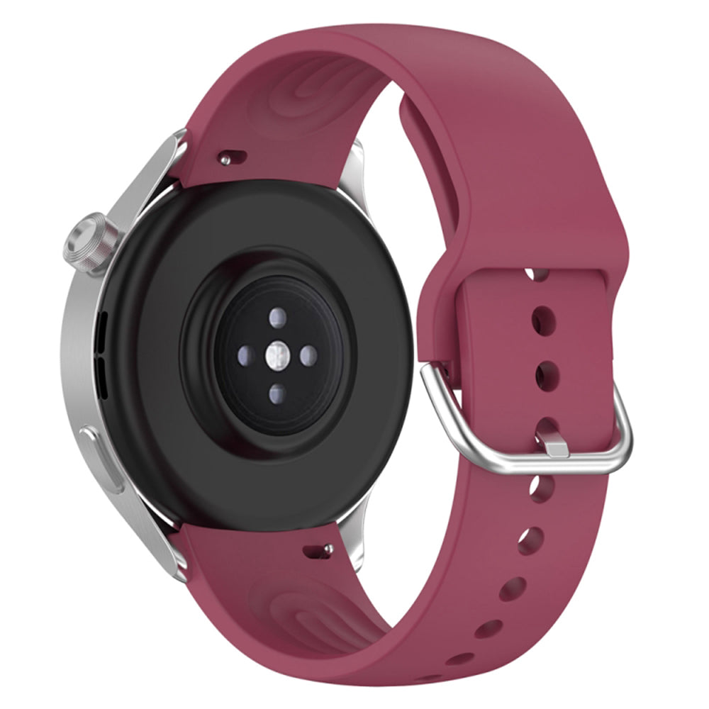 Techsuit W003 pásek pro Huawei Watch / Xiaomi Watch Series, 22mm, Tmavě růžová