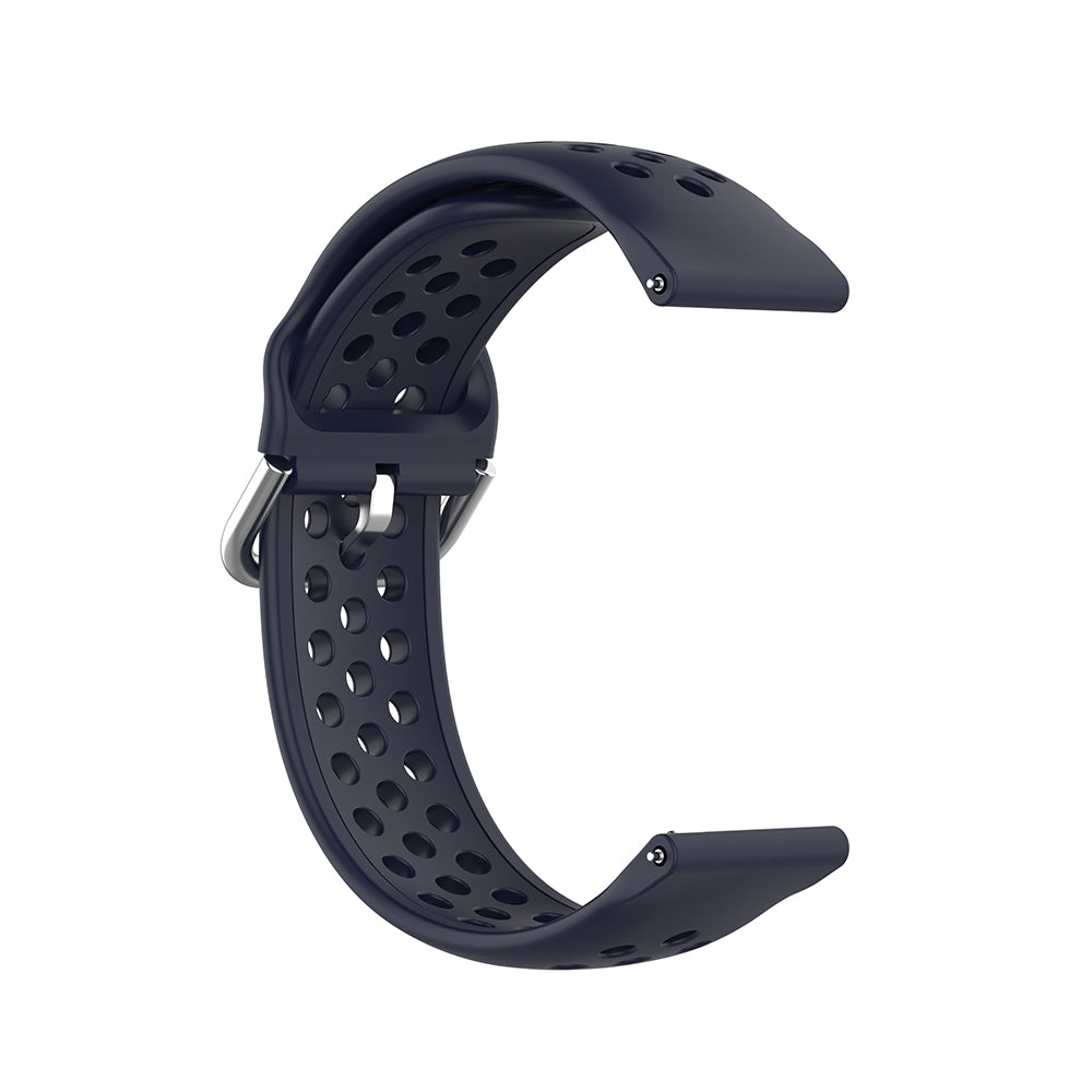 Techsuit W004 pásek pro Samsung Galaxy Watch / Huawei Watch Series, 20mm, Tmavě modrá