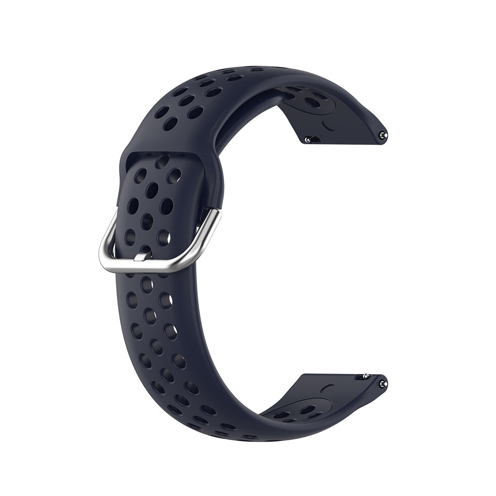 Techsuit W004 pásek pro Samsung Galaxy Watch / Huawei Watch Series, 20mm, Tmavě modrá