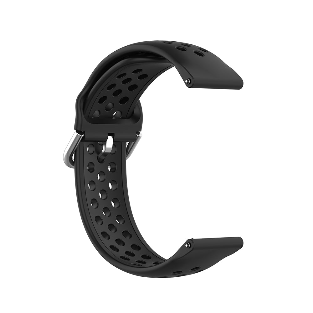 Pásek Techsuit W004 pro Samsung Galaxy Watch / Huawei Watch Series, 22mm, Černý