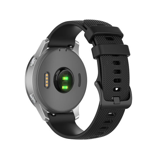 Techsuit W006 řemínek pro Huawei Watch / Garmin Watch Series, 18mm, černý