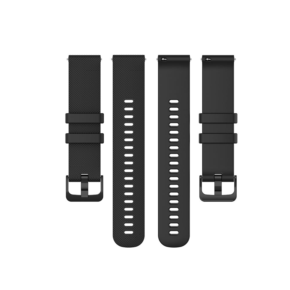 Techsuit W006 řemínek pro Huawei Watch / Garmin Watch Series, 18mm, černý