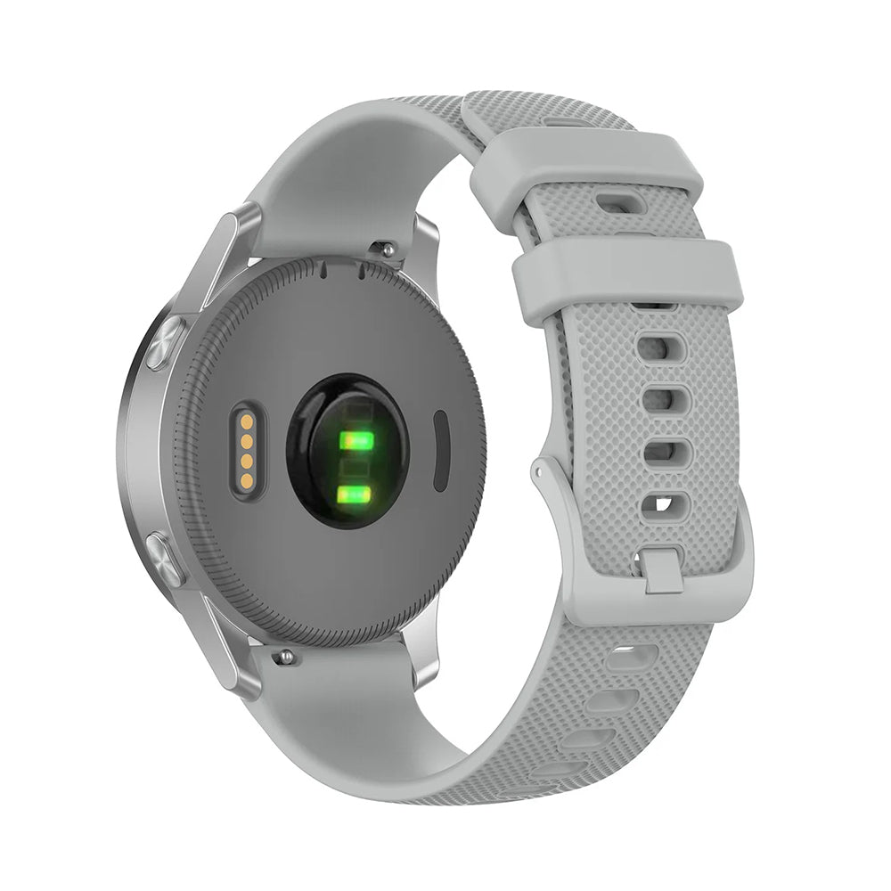 Techsuit W006 pásek pro Samsung Galaxy Watch / Huawei Watch Series, 20mm, šedý