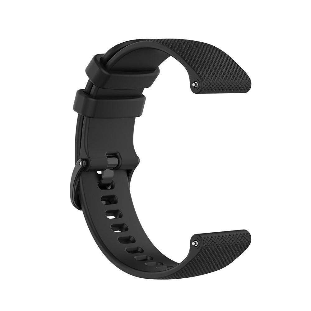 Techsuit W006 pásek pro Samsung Galaxy Watch / Huawei Watch Series, 22mm, Černý
