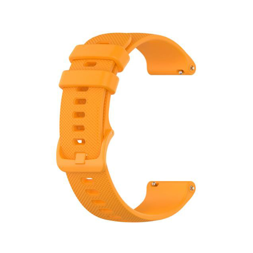 Techsuit W006 řemínek pro Samsung Galaxy Watch / Huawei Watch Series, 22mm, Oranžový