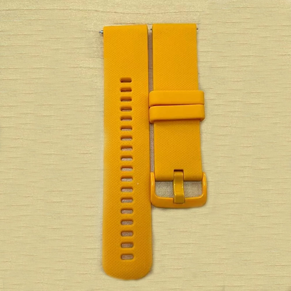 Techsuit W006 řemínek pro Samsung Galaxy Watch / Huawei Watch Series, 22mm, Oranžový