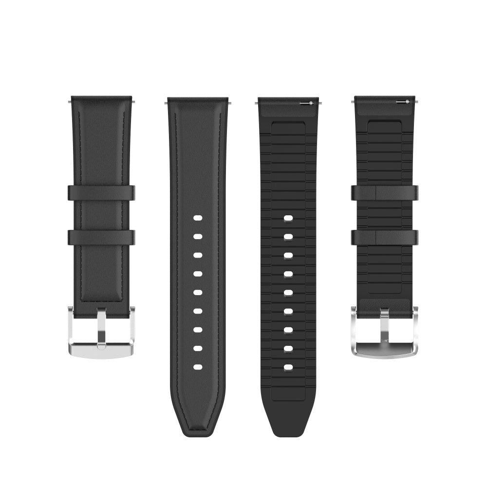 Techsuit W007 pásek pro Samsung Galaxy Watch / Huawei Watch Series, 20mm, Černý.