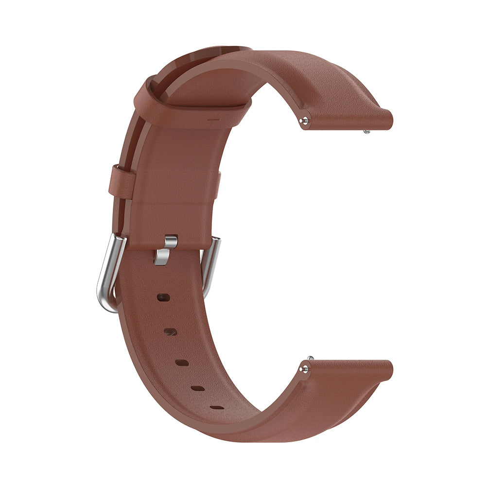 Techsuit W007PU pásek pro Huawei Watch / Xiaomi Watch Series, Hnědý