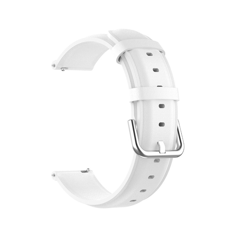 Curea Techsuit W007PU pro Samsung Galaxy Watch / Huawei Watch Series, 22mm, Bílá