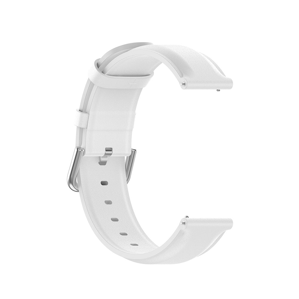 Curea Techsuit W007PU pro Samsung Galaxy Watch / Huawei Watch Series, 22mm, Bílá