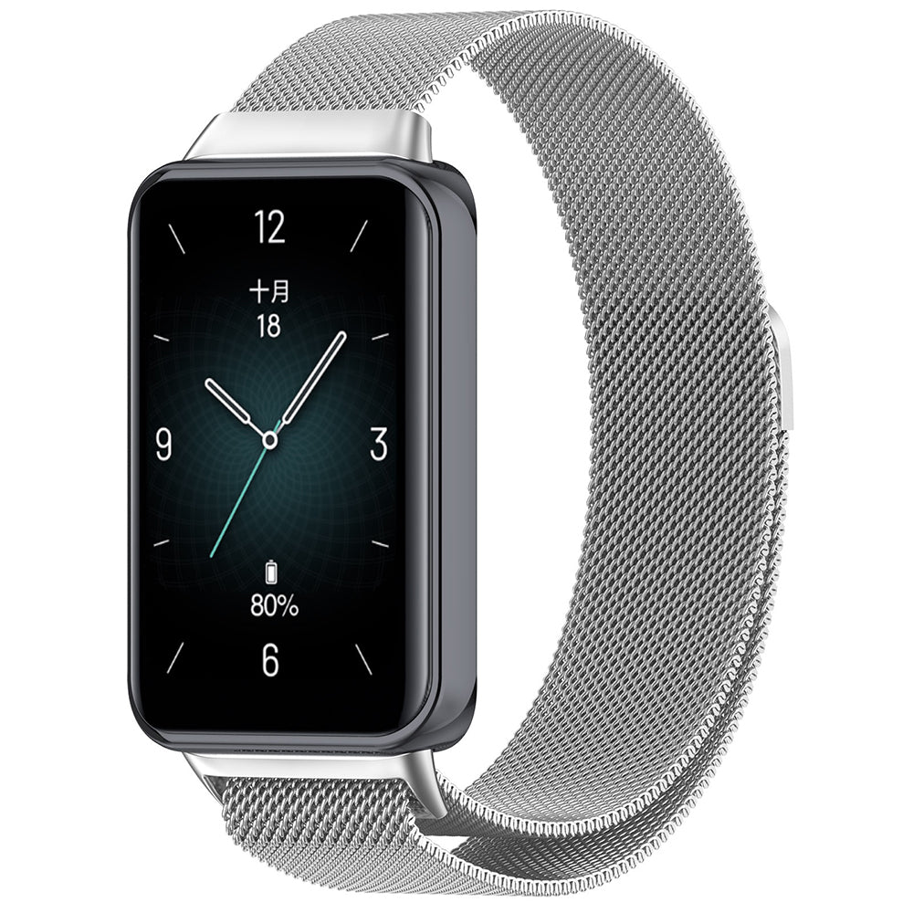 Techsuit W009 pásek pro Honor Band 9, Stříbrný