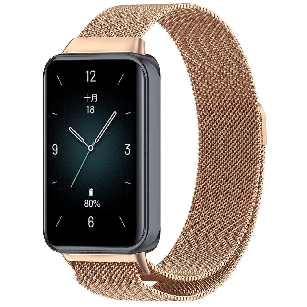Techsuit W009 pásek pro Honor Band 9, Růžové Zlato
