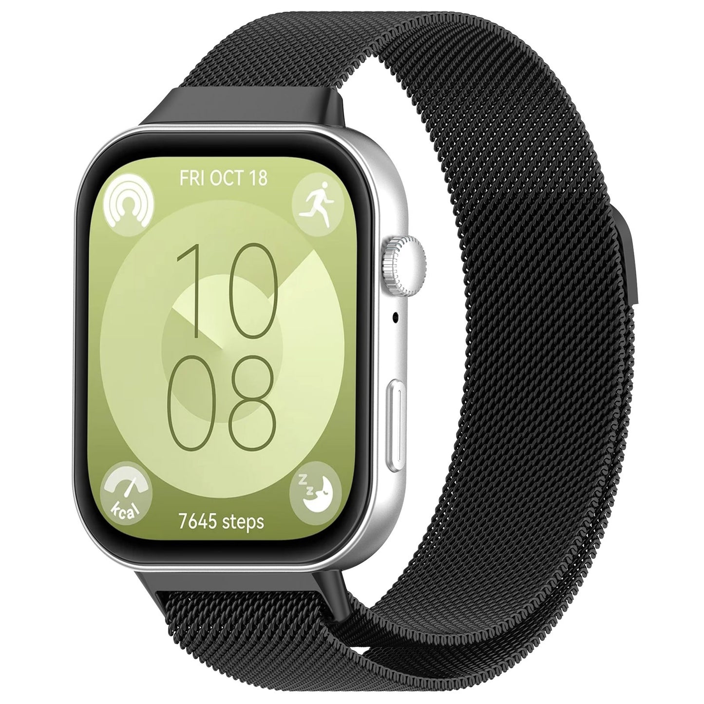 Popruh Techsuit W009 pro Huawei Watch Fit 4 Pro / Fit 4 / Fit 3, Černý