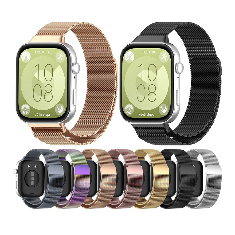 Techsuit W009 pásek pro Huawei Watch Fit 4 Pro / Fit 4 / Fit 3, Růžové Zlato