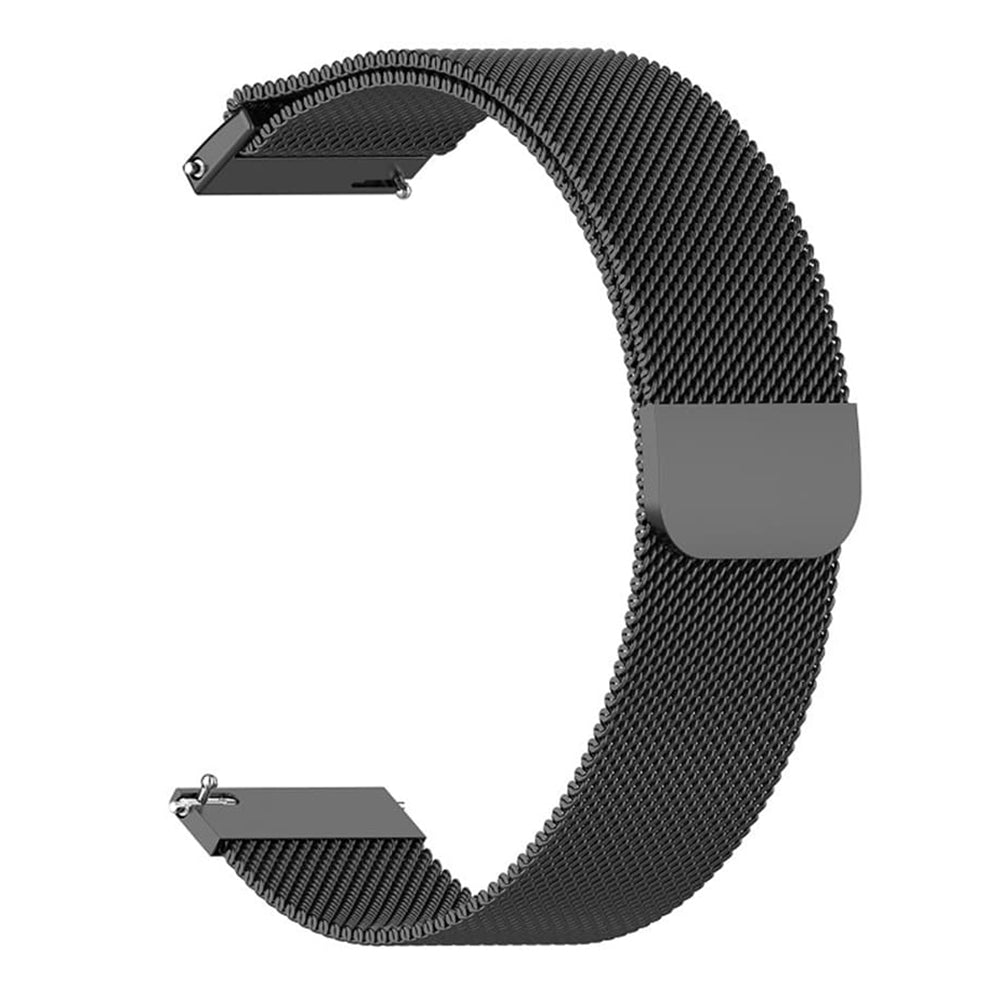 Popruh Techsuit W009 pro Huawei Watch / Garmin Watch Series, 18mm, Černý