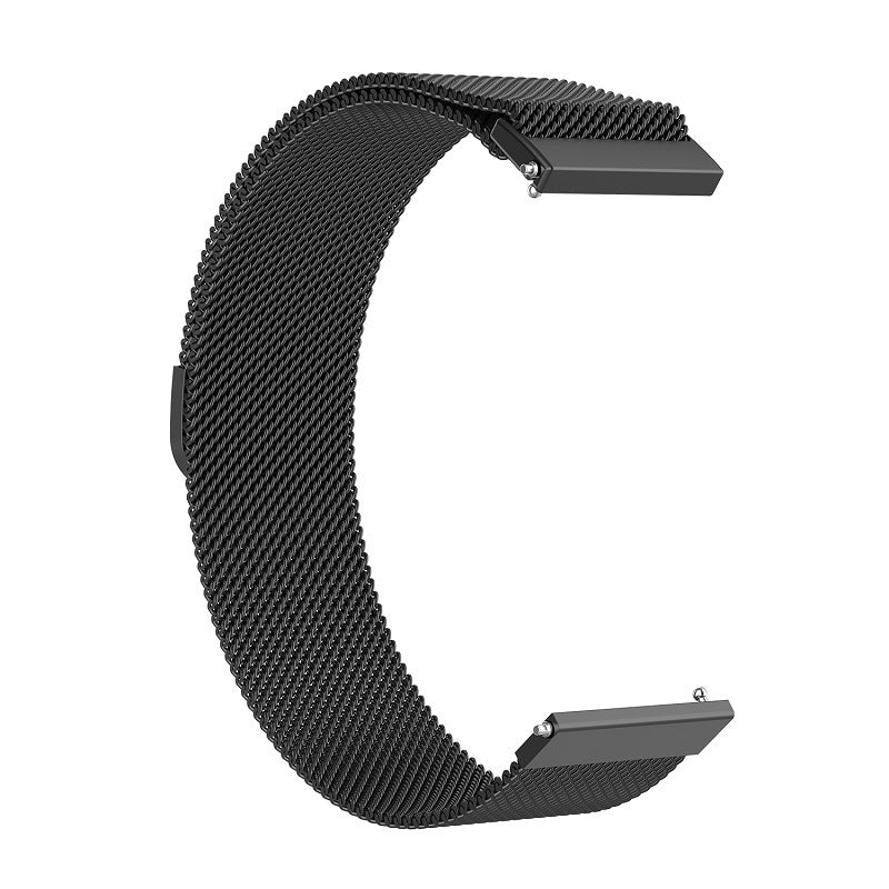 Techsuit W009 pásek pro Samsung Galaxy Watch / Huawei Watch Series, 20mm, Černý.