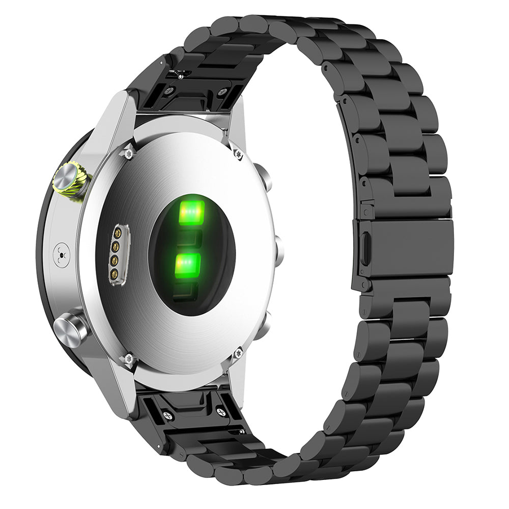 Techsuit W010 pásek pro Garmin Instinct / Approach / Fenix Watch Series, 20mm, černý
