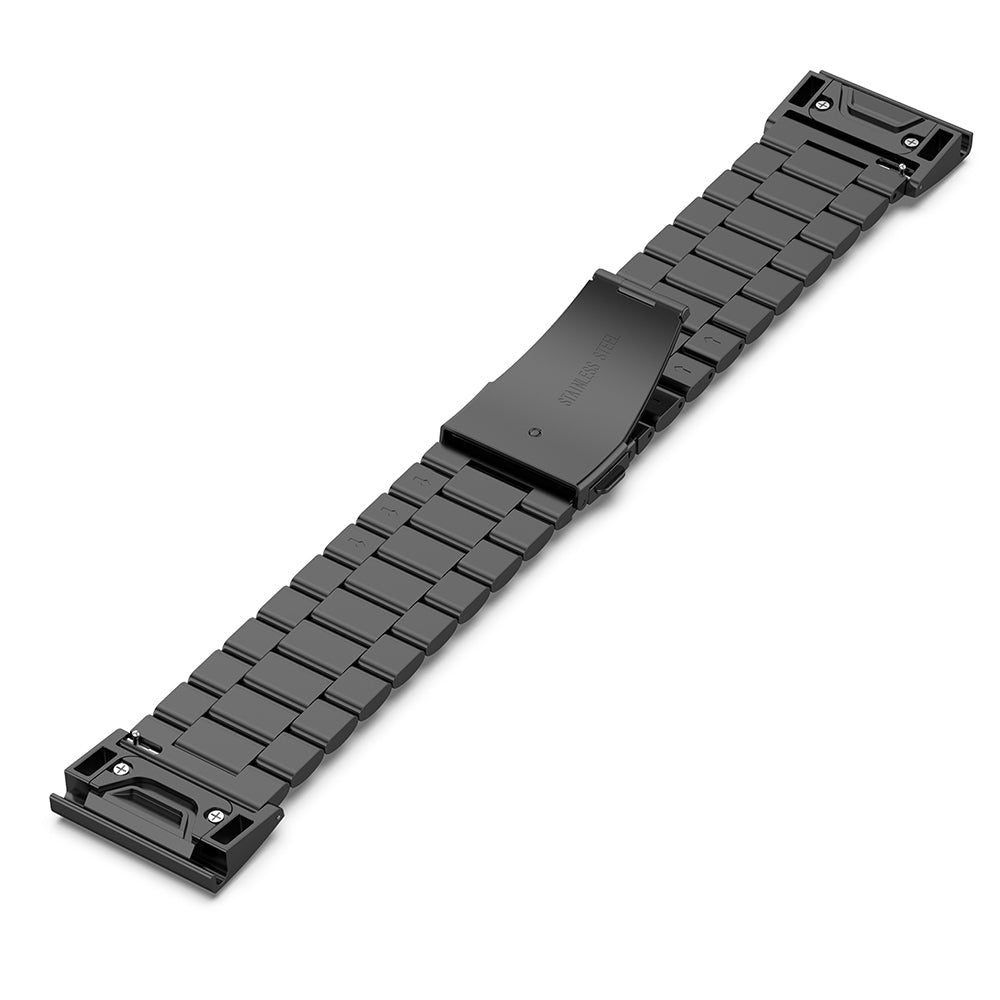 Techsuit W010 pásek pro Garmin Watch Fenix Series, 26mm, černý