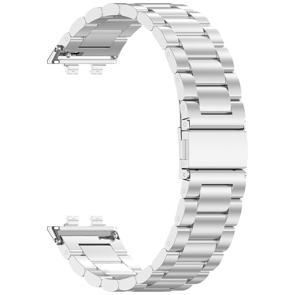 Techsuit W010 pásek pro Huawei Band 11 / 11 Pro, Stříbrný