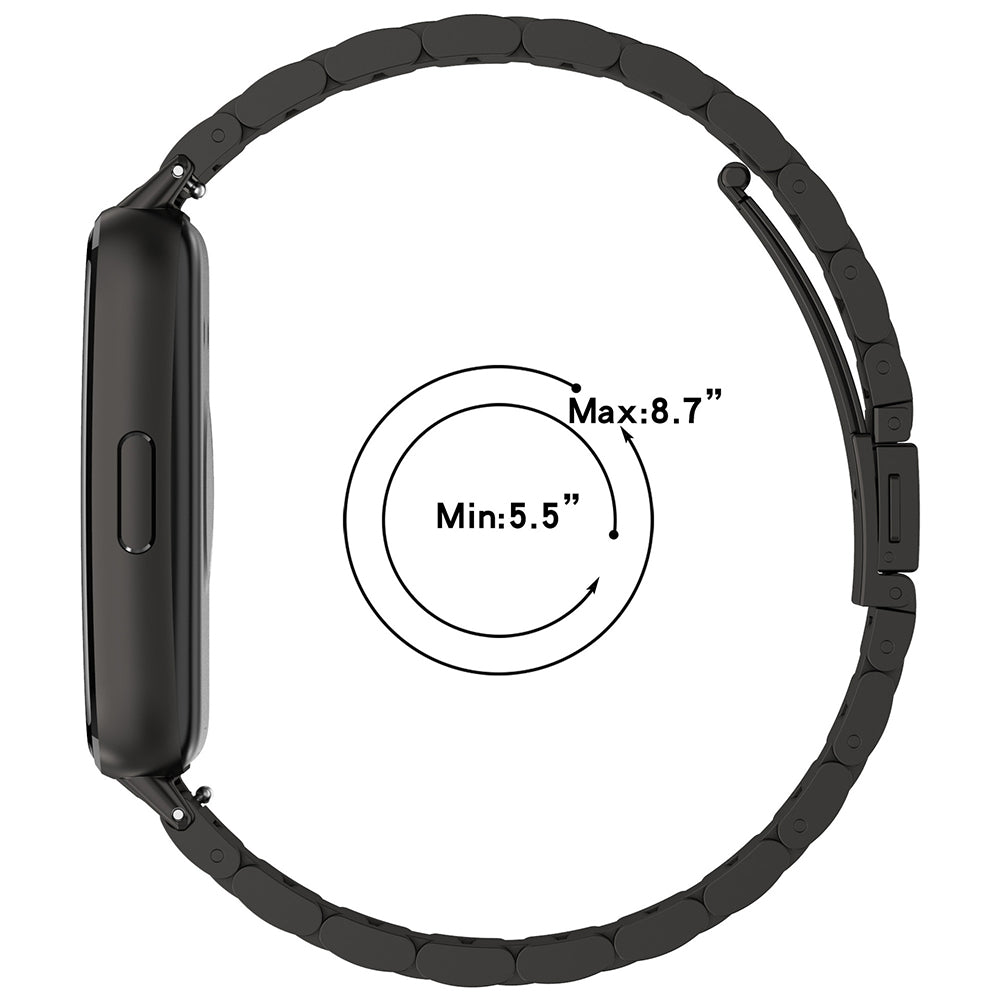 Techsuit W010 pásek pro Huawei Band 11 / 11 Pro, Stříbrný