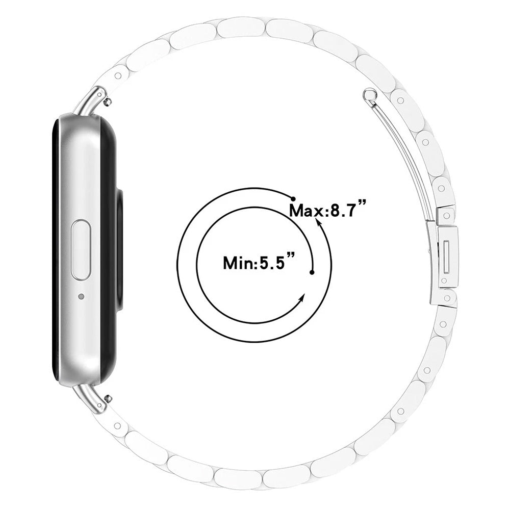 Řemínek Techsuit W010 pro Samsung Galaxy Fit3 R39M, stříbrný