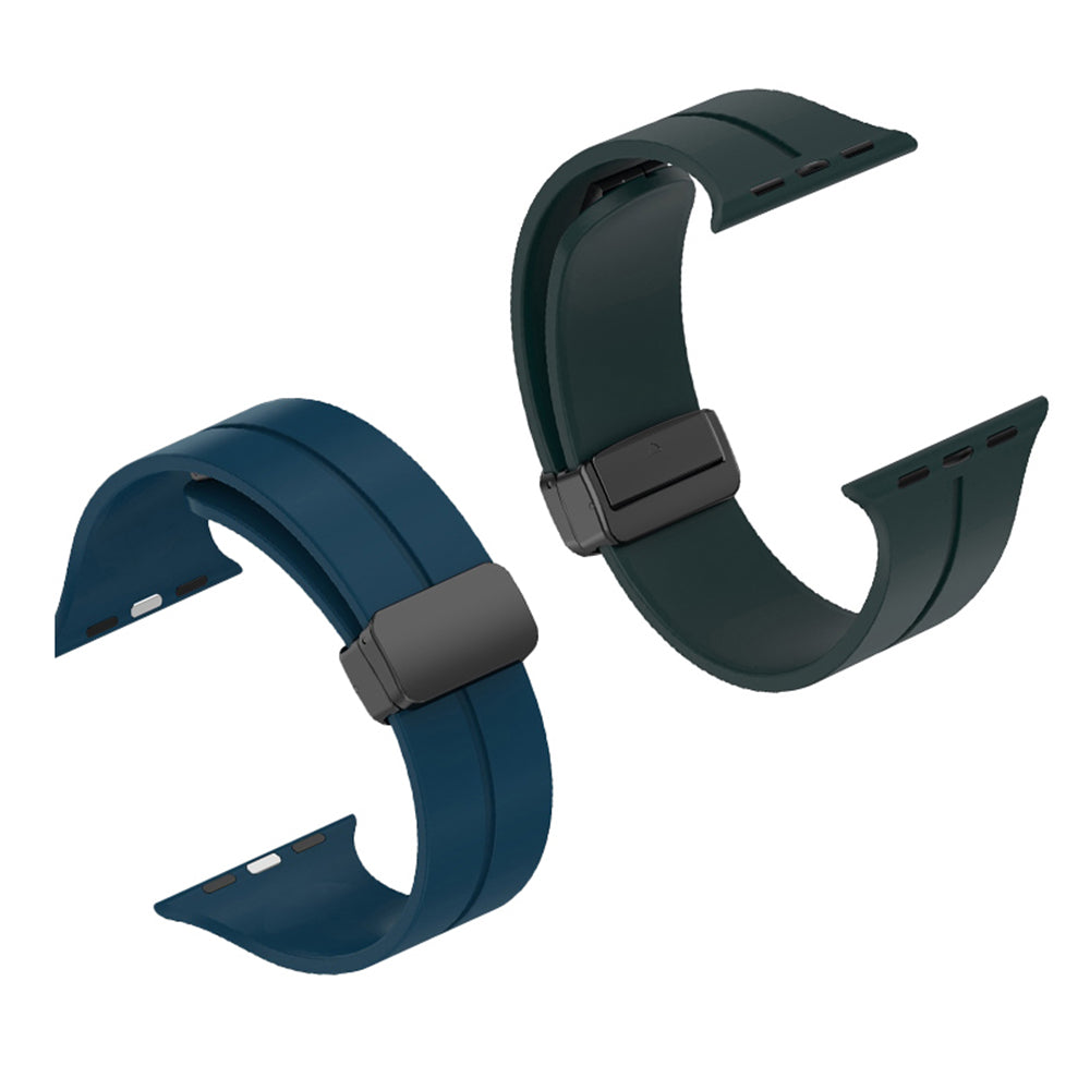 Techsuit W011 Strap for Apple Watch 42mm / 41mm / 40mm / 38mm Series, Blue