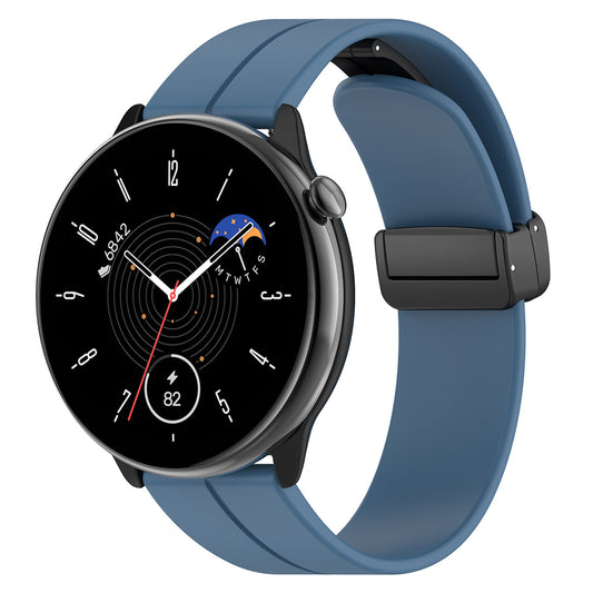 Techsuit W011 řemínek pro Huawei Watch / Garmin Watch Series, 18mm, Modrá