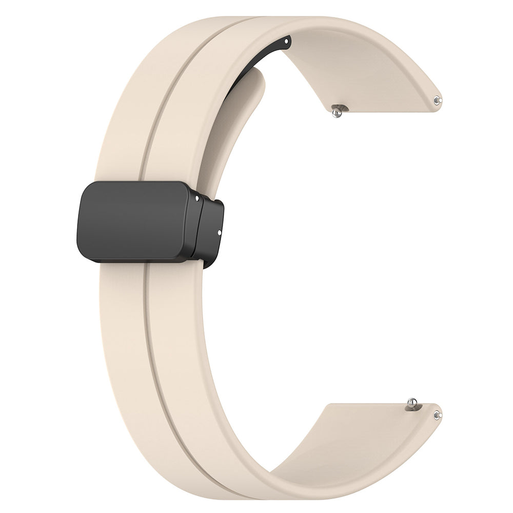 Techsuit W011 řemínek pro Huawei Watch / Garmin Watch Series, 18mm, Béžová
