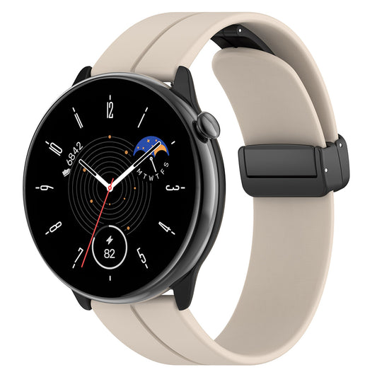 Techsuit W011 řemínek pro Huawei Watch / Garmin Watch Series, 18mm, Béžová