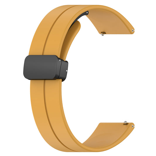 Techsuit W011 pásek pro Huawei Watch / Garmin Watch Series, 18mm, Žlutá