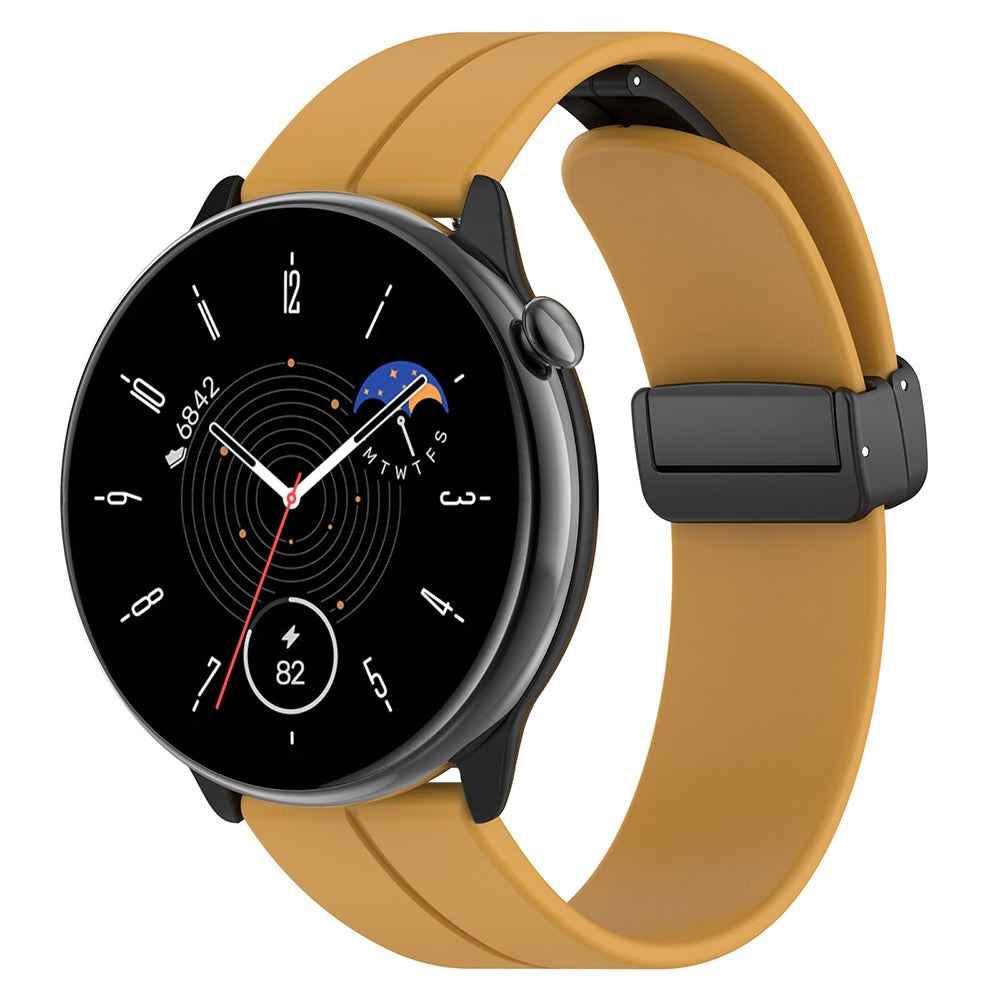Techsuit W011 pásek pro Huawei Watch / Garmin Watch Series, 18mm, Žlutá