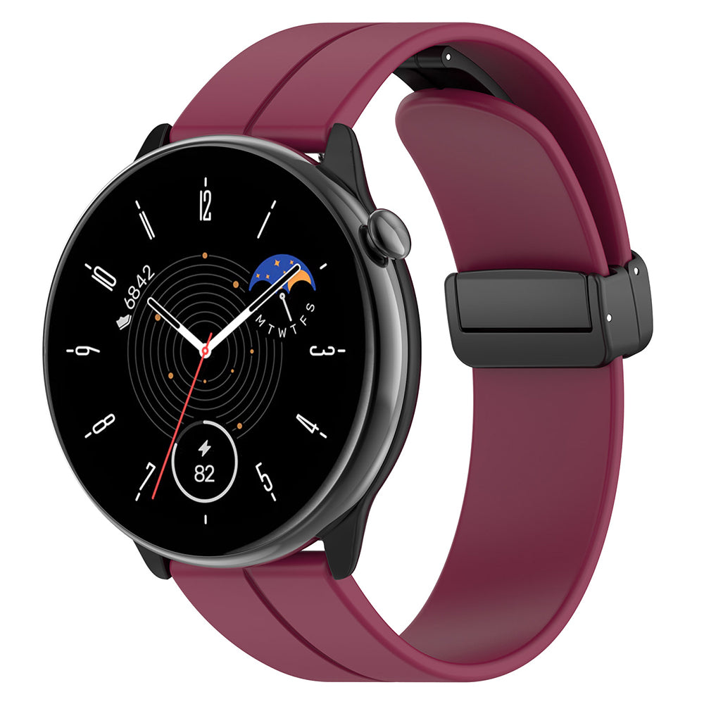 Techsuit W011 řemínek pro Huawei Watch / Garmin Watch Series, 18mm, Višňová