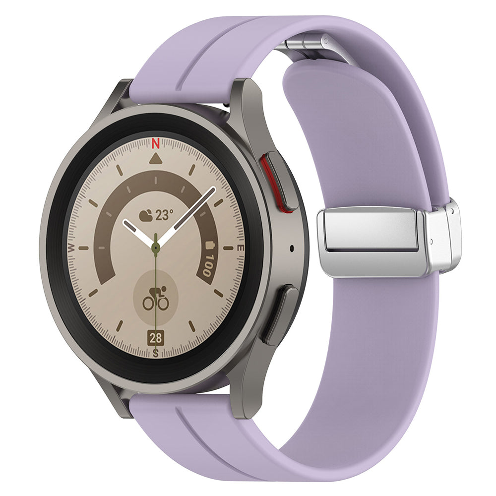 Techsuit W011 řemínek pro Huawei Watch / Xiaomi Watch Series, 22mm, Fialová