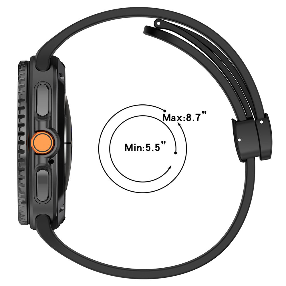 Řemínek Techsuit W011 pro Samsung Galaxy Watch8 / Watch8 Classic Series, tmavě modrý