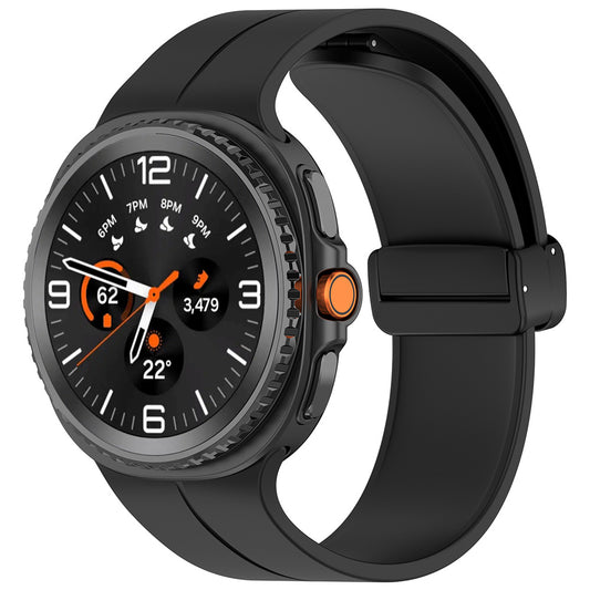 Techsuit W011 pásek pro Samsung Galaxy Watch 8 Classic / Watch8 44mm / Watch 8 40mm, Černý