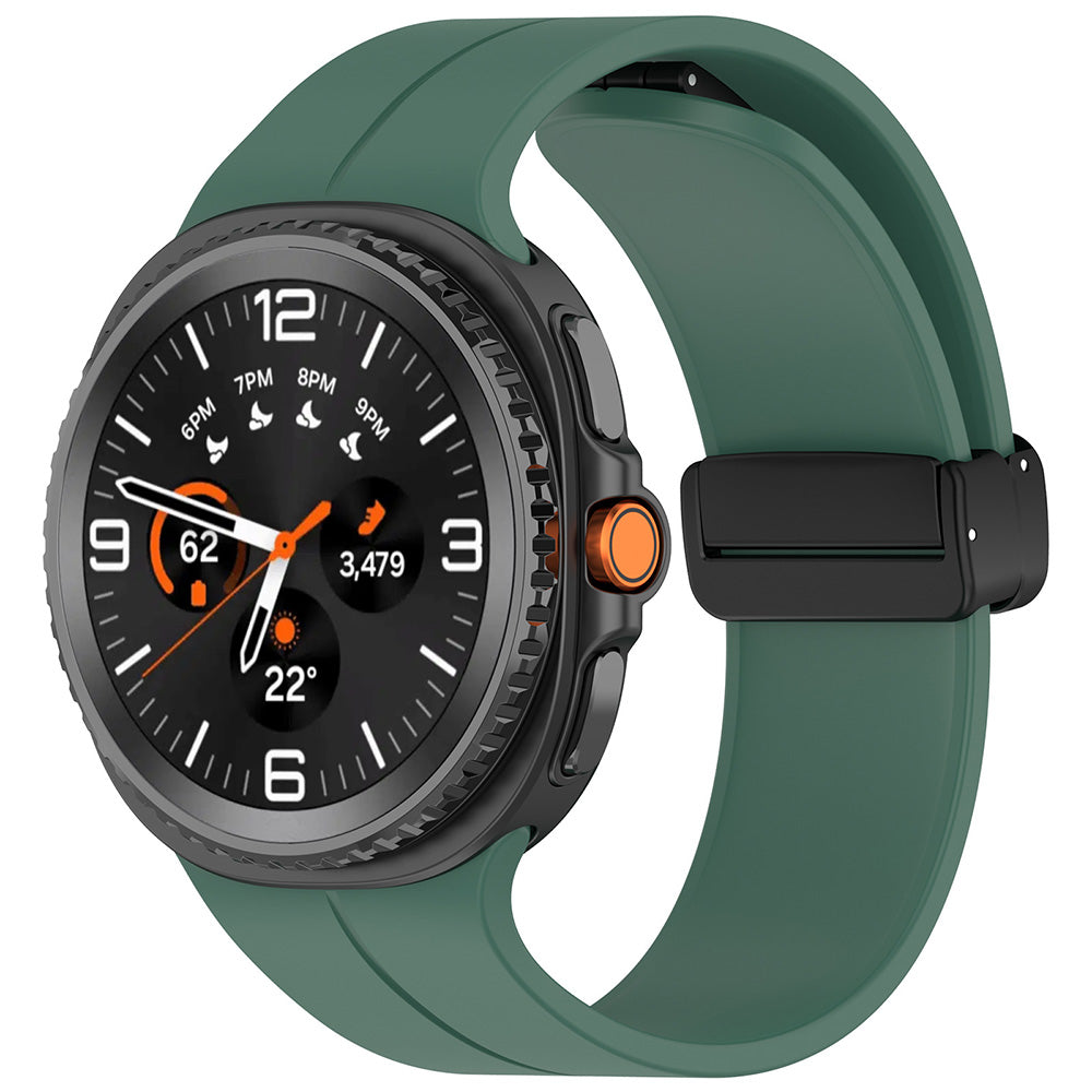 Techsuit W011 pásek pro Samsung Galaxy Watch8 / Watch8 Classic Series, Tmavě zelená